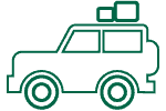 car camping outline icon
