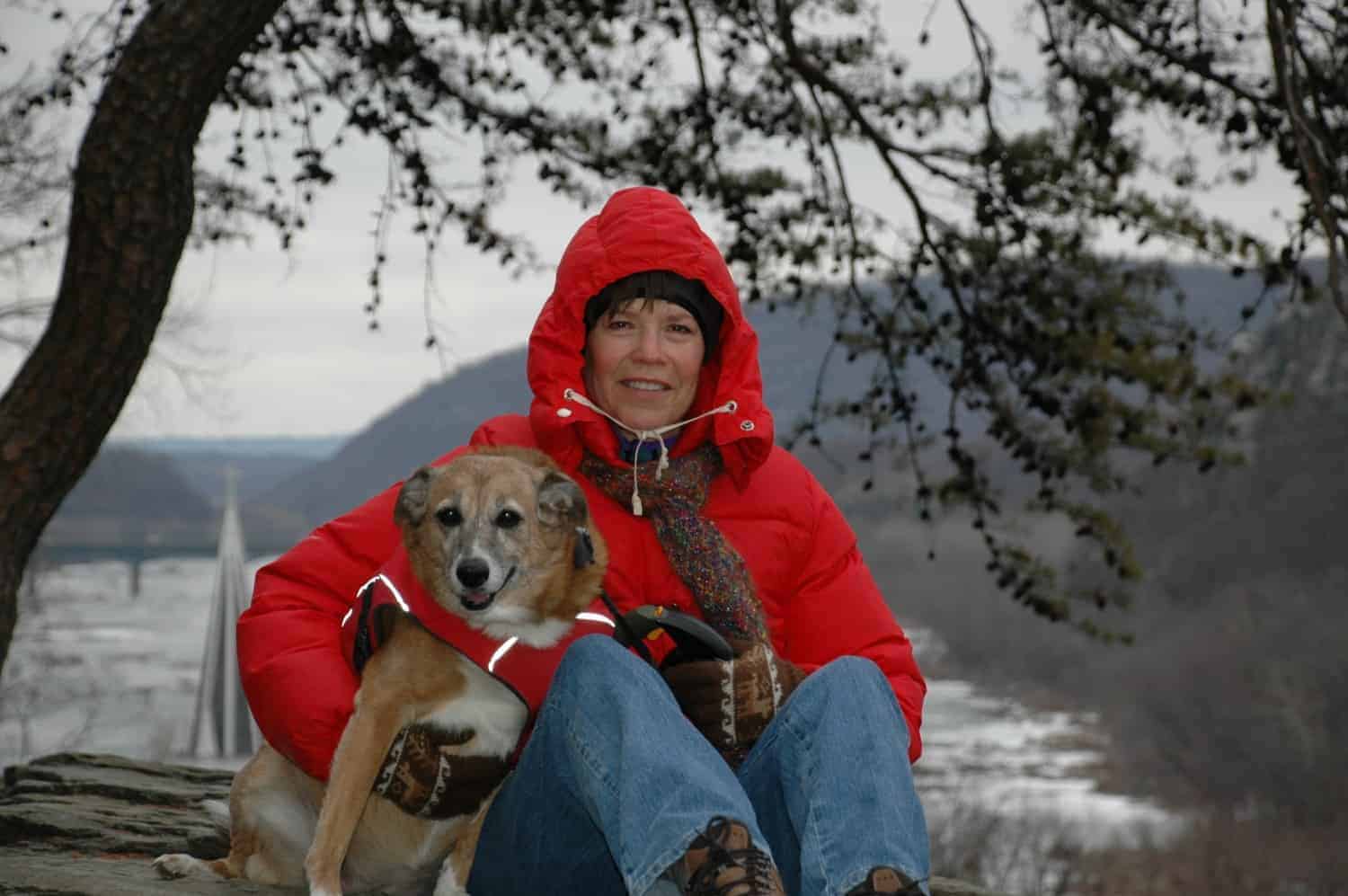 Taking your shop dog hiking