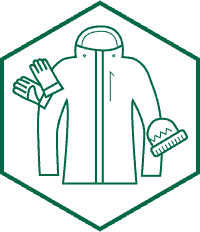10 Essentials of Hiking - Rain Gear and Extyra Clothing Icon