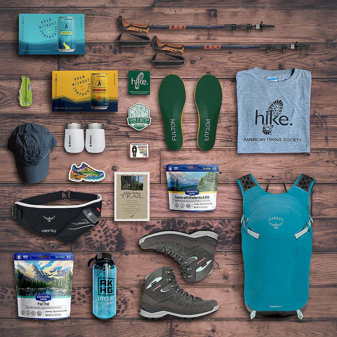 National Trails Day gear prize package